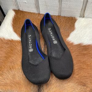 Rothy’s women’s black flats size 12